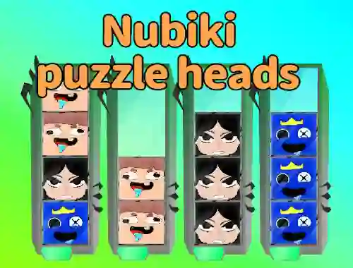 Logħba Nubiki Puzzle Heads onlajn