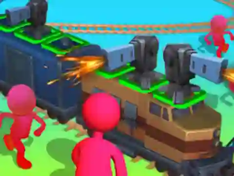 Logħba Train Artillery Adventure onlajn