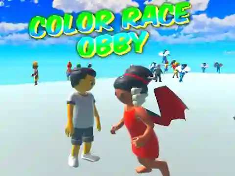 Logħba Color Race Obby onlajn