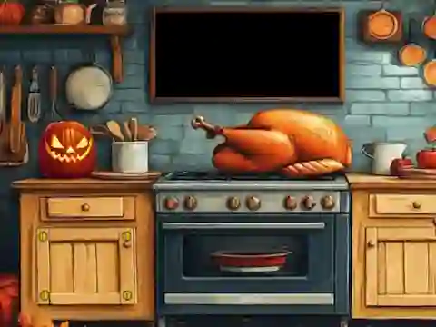 Logħba Thanksgiving Cage Break onlajn