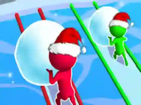 Logħba Snow Race: Christmas Runner onlajn
