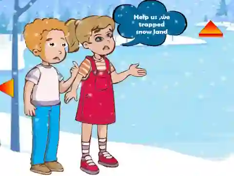 Logħba Siblings Escaped Snow Land onlajn