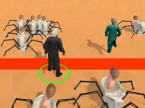 Logħba Cameraman vs Skibidi Survival onlajn