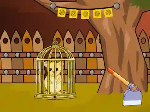 Logħba Cute Hamster Escape from Cage onlajn