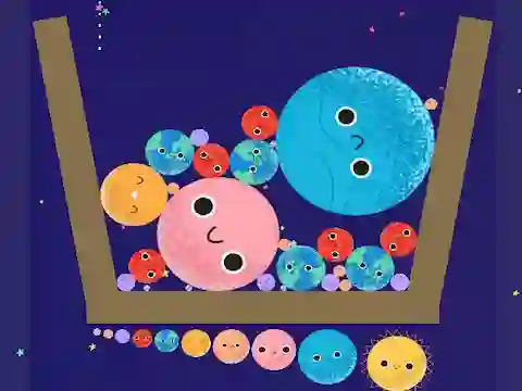 Logħba Merge Planets onlajn