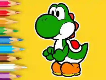 Logħba Coloring Book: Yoshi Fishing Day onlajn