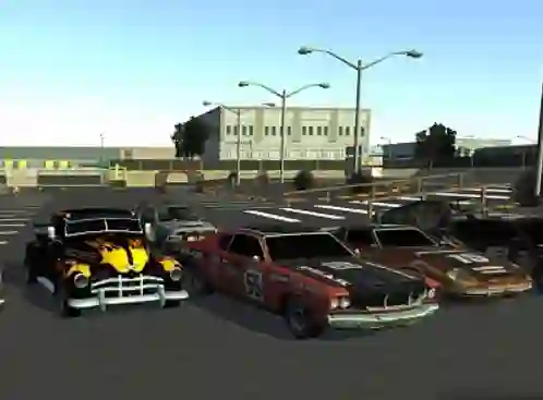 Logħba RealDerby: Royal battle on the car onlajn
