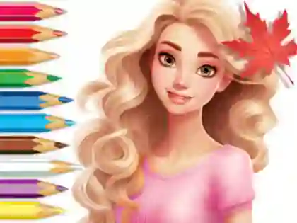 Logħba Coloring Book: Barbie Autumn Tale onlajn