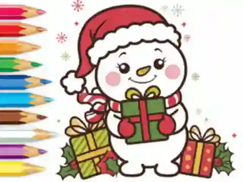 Logħba Coloring Book: Christmas Surprise Delivery onlajn