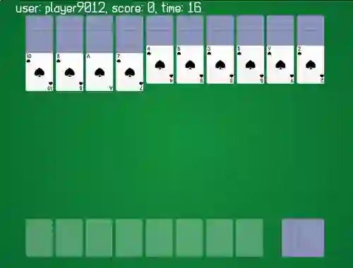 Logħba Spider Solitaire Classic Ver onlajn