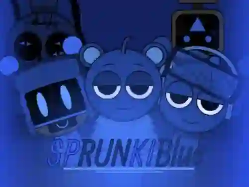 Logħba Sprunki Blue Mod onlajn