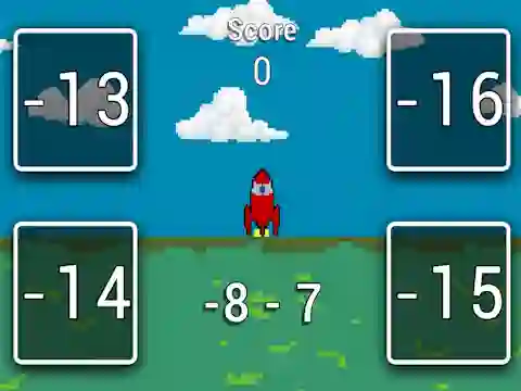 Logħba Rocket Math onlajn