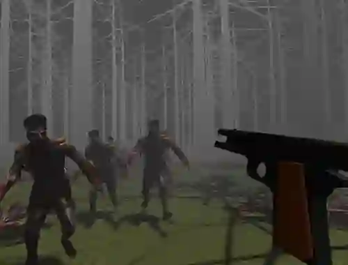Logħba Zombies in a Forest onlajn