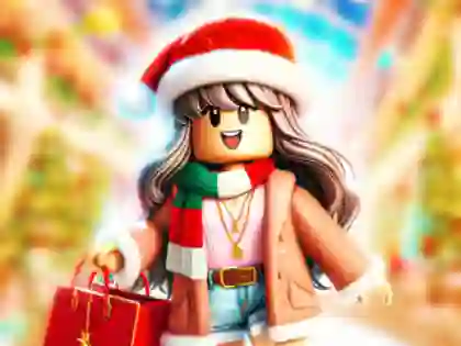 Logħba Jigsaw Puzzle: Roblox Christmas Mall onlajn