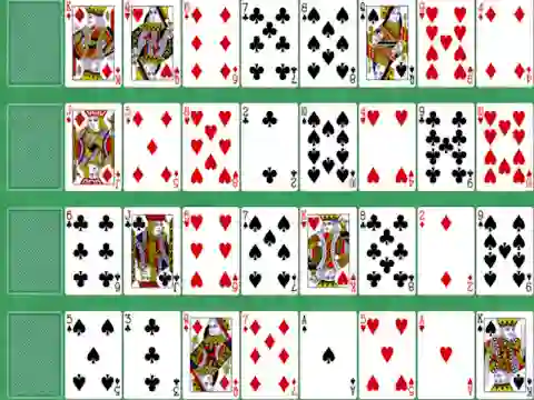Logħba Cards: Solitaire Carpet onlajn