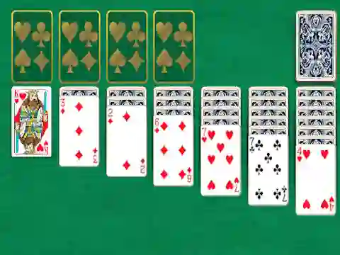 Logħba Klondike Classic Solitaire onlajn