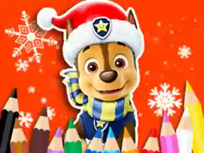Logħba Coloring Book: PAW Patrol Christmas onlajn