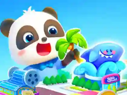 Logħba Jigsaw Puzzle: Baby Panda's Dream Town onlajn