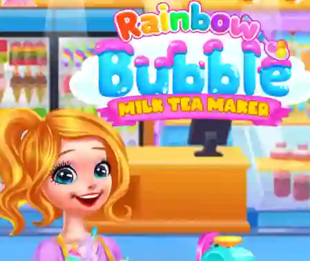 Logħba Rainbow Bubble Milk Tea Maker onlajn