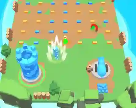 Logħba Tower Clash: Collect Bricks onlajn
