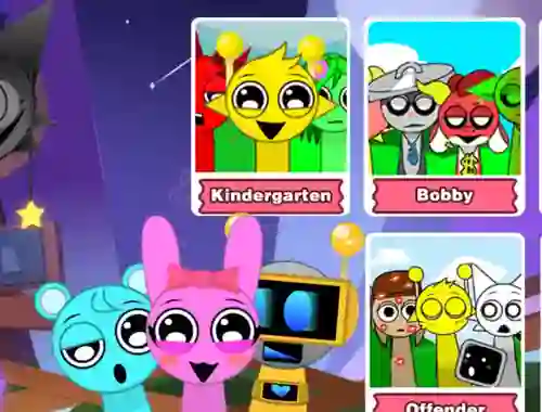 Logħba Incredibox Party Frozen Sprunki Beat onlajn