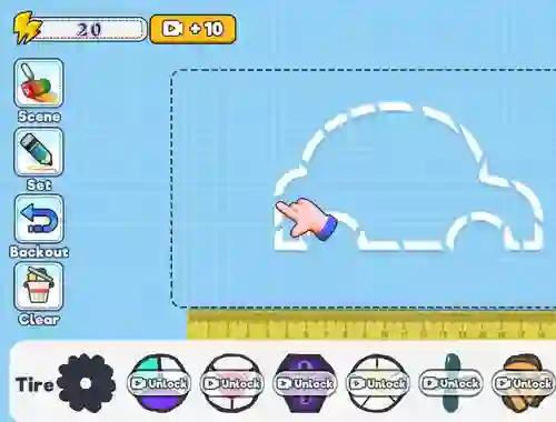 Logħba Draw Your Car onlajn
