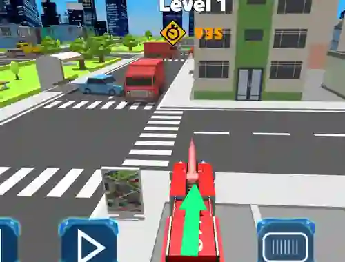 Logħba Fire Truck Rescue Driving onlajn