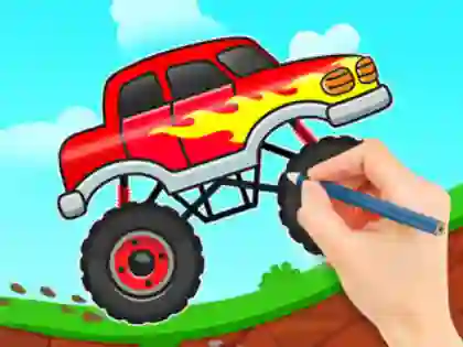 Logħba Coloring Book: Monster Truck onlajn