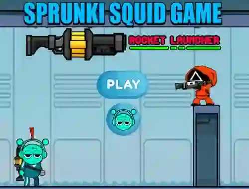Logħba Sprunki Squid Game Rocket Launcher onlajn