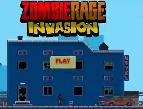Logħba Zombie Rage Invasion onlajn