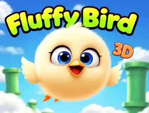 Logħba Fluffy Bird 3D onlajn