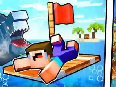Logħba Noob Raft: Ocean Survival onlajn