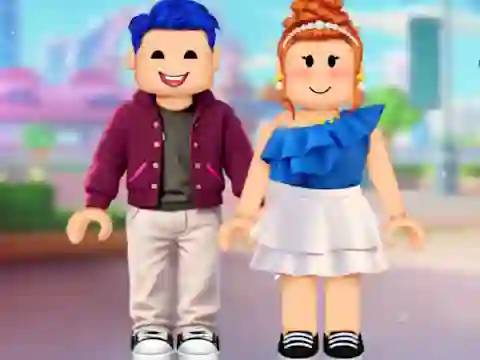 Logħba Roblox Couple Dressup onlajn