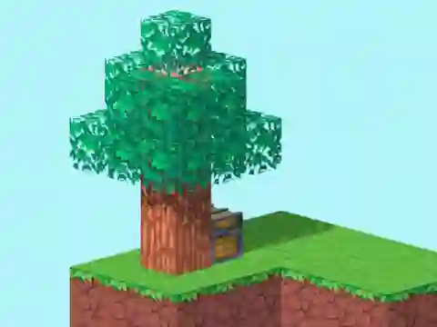 Logħba Skyblock 3D: Survival onlajn