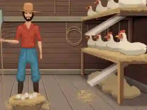 Logħba Egg catcher onlajn
