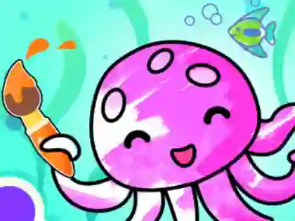 Logħba Coloring Book: Aquarium onlajn