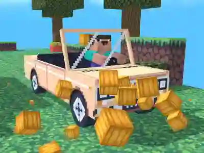 Logħba Noob: Obby in a Car onlajn