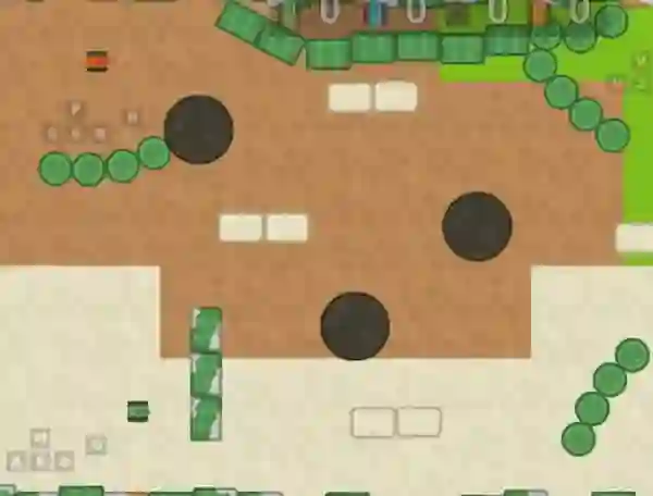 Logħba 1 2 3 4 Player Tank Game 2D onlajn