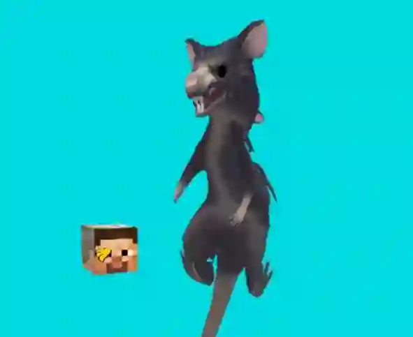 Logħba Ratomilton Spinning Flappy Minecraf onlajn