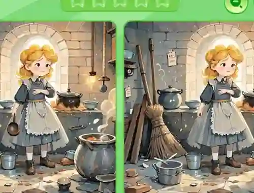 Logħba Find The Differences: Cinderella onlajn