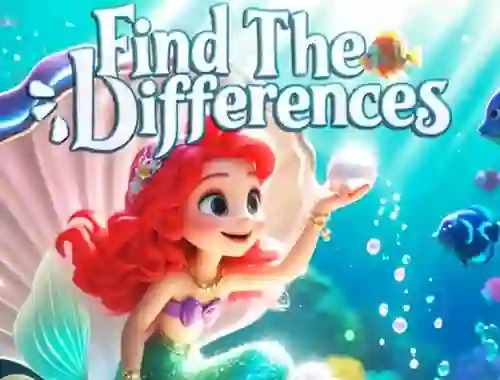 Logħba Find The Differences: Little Mermaid onlajn