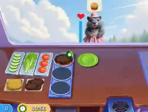 Logħba Marmot Diner Dash onlajn