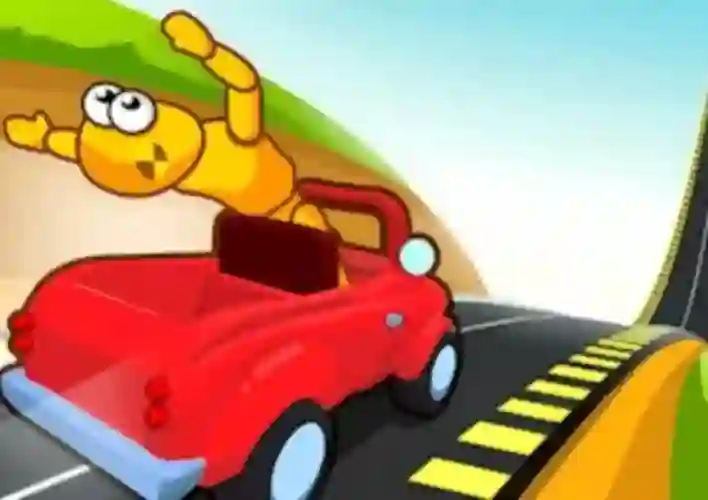 Logħba Downhill Car Ride Crash Test onlajn