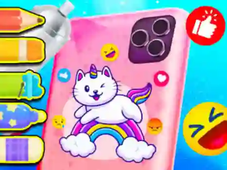 Logħba Coloring Book: Phone Case onlajn