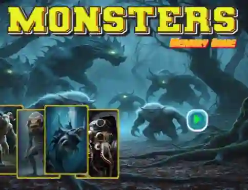 Logħba Monsters Memory Game onlajn