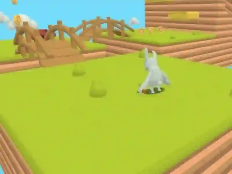 Logħba Bunny Coin Hop onlajn