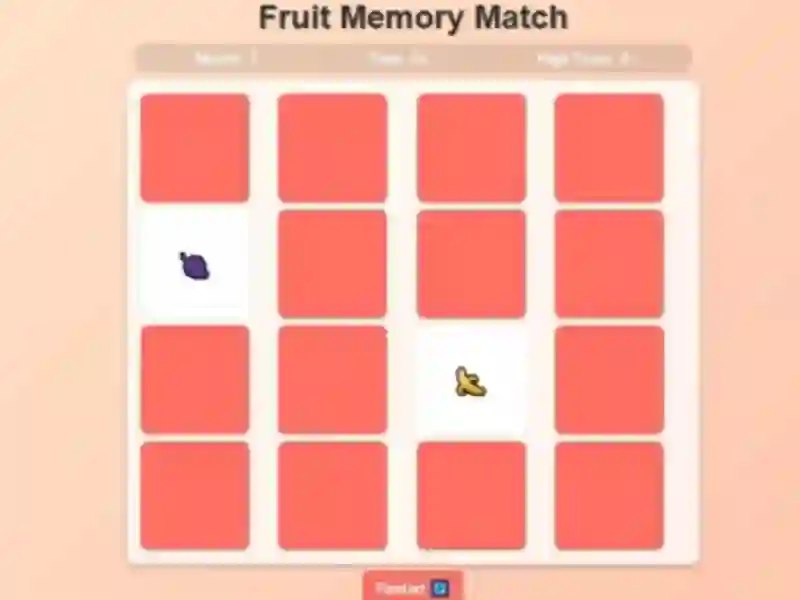 Logħba Fruit Memory Match onlajn