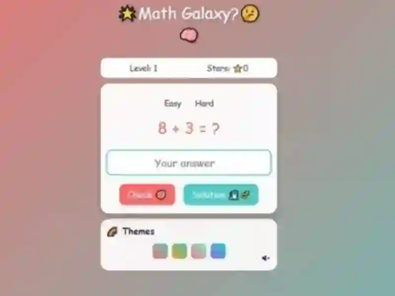 Logħba Math Galaxy onlajn