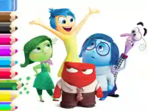 Logħba Coloring Book: Inside Out onlajn