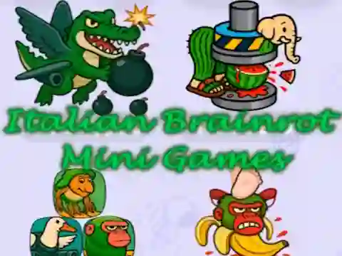 Logħba Italian Brainrot Mini Games onlajn